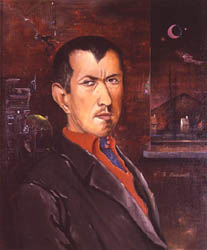Self Portrait with Red Vest 1930