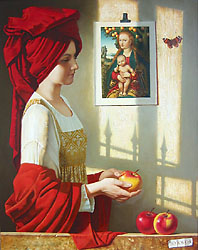 Still Life with Kranach's Madonna by Julia Bekhova