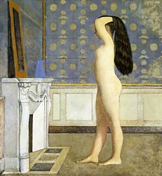Nu devant le cheminee (Nude in front of the mantel), 1955