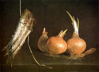 Fish and Onions by Giovanni Battista Ruoppolo