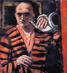 Self Portrait with Horn 1938