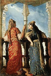 Jewish Women on a Balcony, 1849