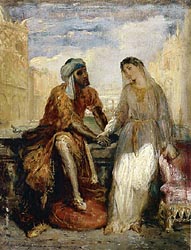 Othello and Desdemona in Venice, 1949