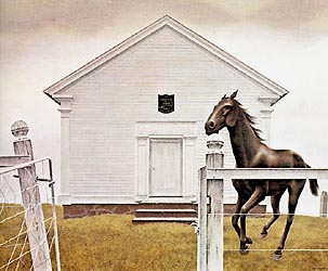 Church and Horse, 1964