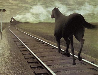 Horse and Train, 1954