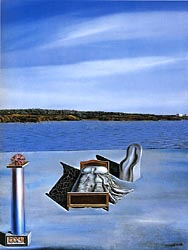 Surrealist Composition with Invisible Figures, 1936