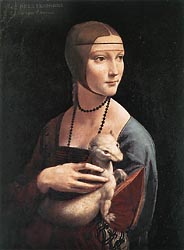 Portrait of Cecilia Gallerani, 1483-90
