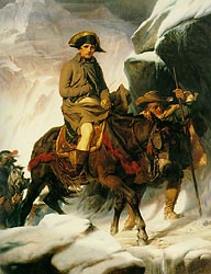 Napoleon Crossing the Alps, 1850