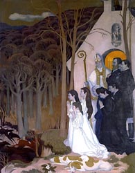 The Legend of Saint Hubert - The Arrival at the Hermitage, 1897