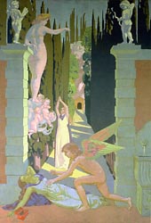 The Story of Psyche - Subjected by Venus to Two Trying Ordeals, Pysche, to Her Misfortune, succumbs a Second Time to Her Curiosity - Cupid Rescues Her from Her Plight, 1907