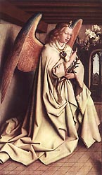 The Ghent Altarpiece - Angelof the Annunciation, 1432