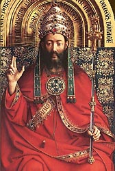 The Ghent Altarpiece - God Almighty, 1432