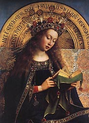 The Ghent Altarpiece - Virgin Mary, 1432