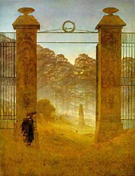 Cemetery at Dusk, 1824-26