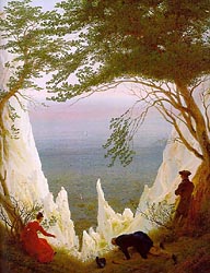 Chalf Cliffs on Rugen, 1818