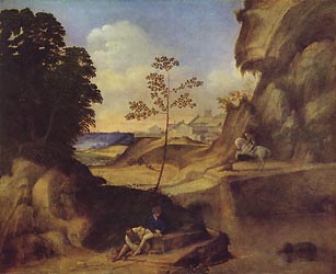 Landscape with Sunset, c1505