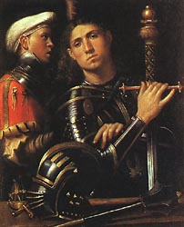 Portrait of a Warrior with his Equerry, 1509