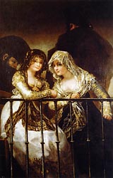 Majas on a Balcony, c1808-12