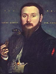Aristocrat with falcon, 1532
