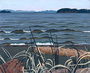 Beach at Savary Island B.B., 1952