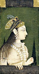 A Lady at a Window - Mughal c1750