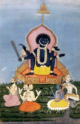Kali as the Supreme Deity - Himachal Pradesh, c1800