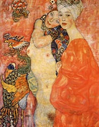 Girl Friends (detail), 1916-17