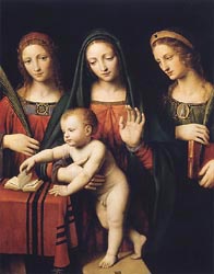 Madonna and Child with Sts. Catherine and Barbara