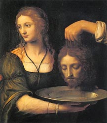 Salome receiving the Head of John the Baptist