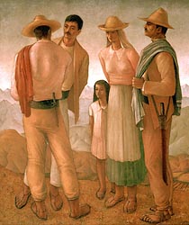 Andean Family, 1944 by Hector Poleo