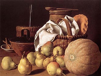 Still Life with Melon and Pears, 1770