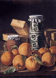 Still Life with Oranges, Jars, and Boxes of Sweets, c1760-65