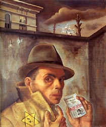 Self Portrait with Jewish Identity Card 1943