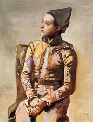 The Seated Harlequin, 1923