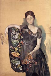 Portrait of Olga in an Armchair, 1917