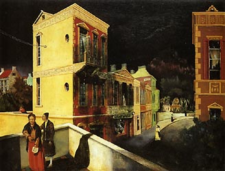 Zwei Frauen auf dem Balkon, 1923