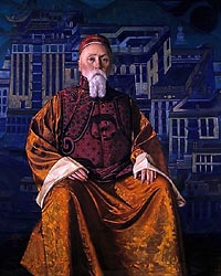 Nicholas Roerich in Tibetan Robe