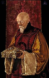 Nicholas Roerich with Sacred Casket