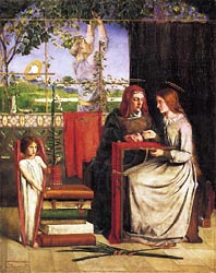 The Girlhood of Mary Virgin, 1849