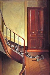 Danger on the Stairs, 1927-28 by Pierre Roy