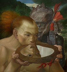 The Mirror Drinker, 2005 (65x60cm)