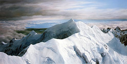 The Coast from Aoraki, 2001 - 760x1520mm 