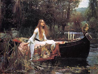 The Lady of Shallot, 1888